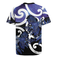 Piwakawaka New Zealand Matariki Rugby Jersey Maori New Year Silver Fern Purple Galaxy LT14 - Polynesian Pride