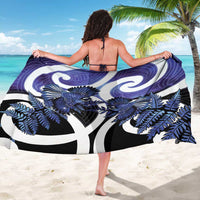 Piwakawaka New Zealand Matariki Sarong Maori New Year Silver Fern Purple Galaxy LT14 - Polynesian Pride