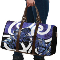 Piwakawaka New Zealand Matariki Travel Bag Maori New Year Silver Fern Purple Galaxy LT14 - Polynesian Pride