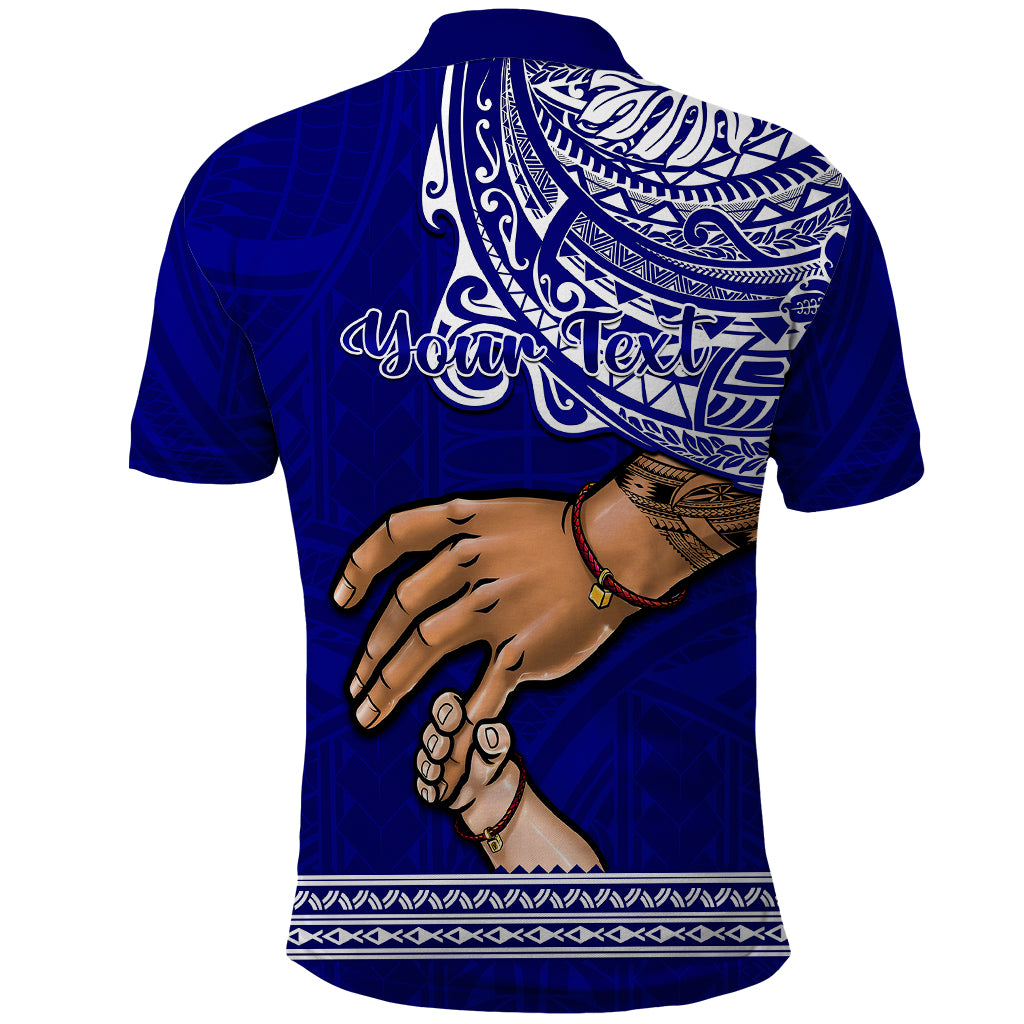 Custom Father Day American Samoa Polo Shirt I Love You Dad LT14 - Polynesian Pride