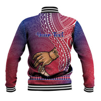 Personalised Father Day Guam Baseball Jacket I Love You Dad Guaman Latte Stone LT14 - Polynesian Pride
