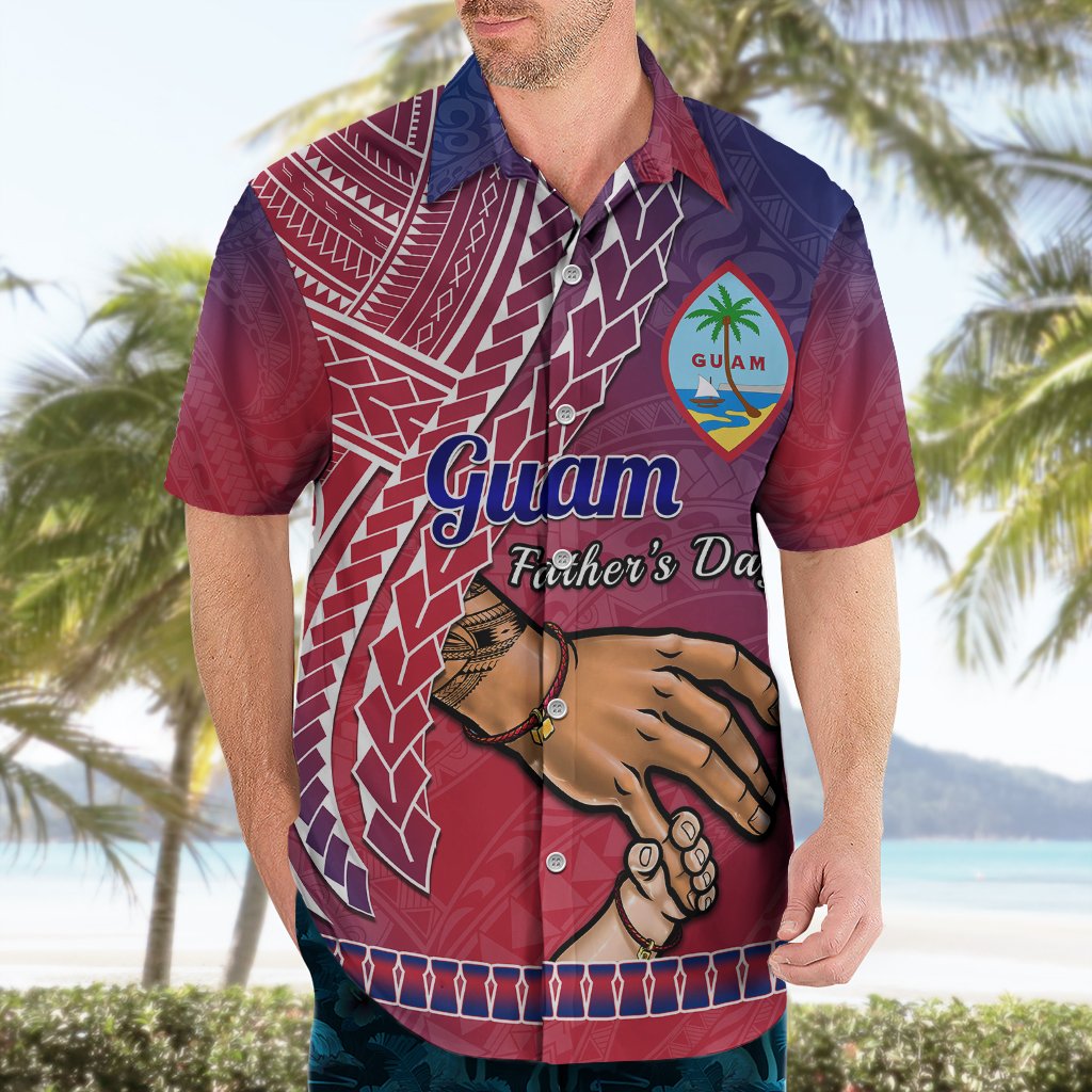 Personalised Father Day Guam Hawaiian Shirt I Love You Dad Guaman Latte Stone LT14 - Polynesian Pride