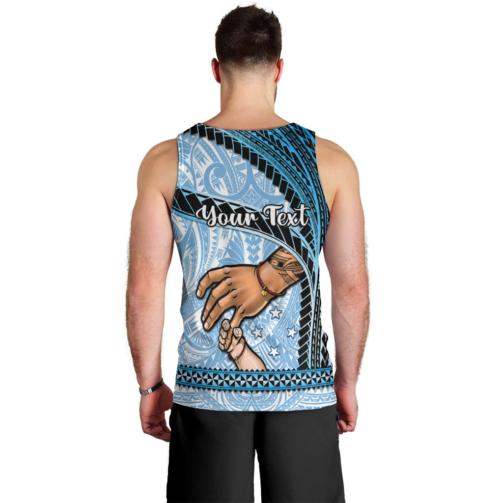 Personalised Father Day FSM Men Tank Top Federated States of Micronesia I Love You Dad LT14 - Polynesian Pride