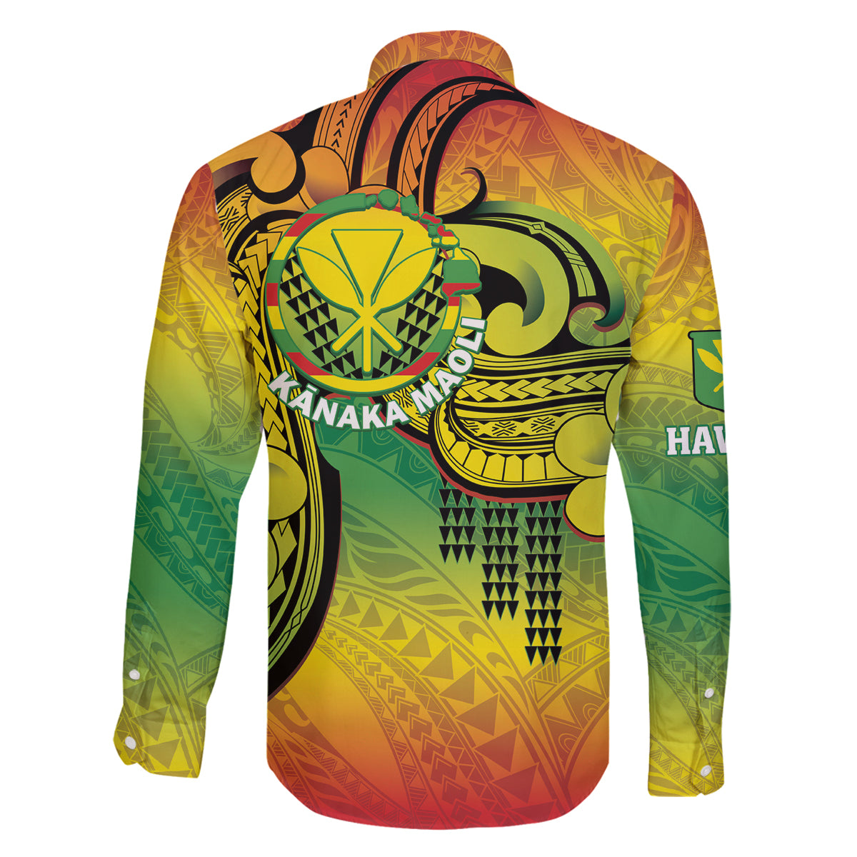 Hawaii Flag Day Family Matching Summer Maxi Dress and Hawaiian Shirt Kanaka Maoli With Kakau Polynesian Pattern LT14 - Polynesian Pride
