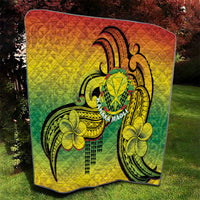Hawaii Flag Day Quilt Kanaka Maoli With Kakau Polynesian Pattern LT14 - Polynesian Pride