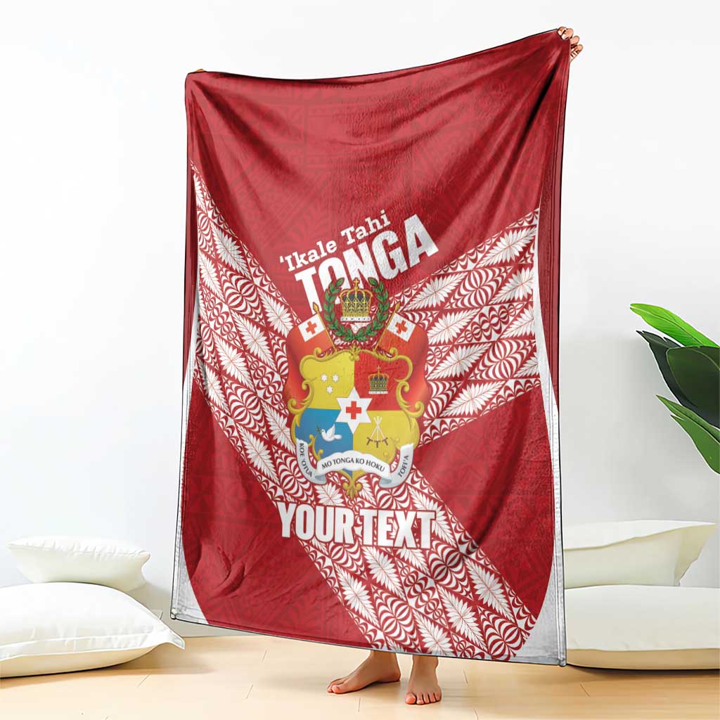 Tonga Rugby Custom Blanket Go ʻIkale Tahi Go Tongan Tapa Cloth