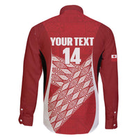 Tonga Rugby Custom Family Matching Mermaid Dress and Hawaiian Shirt Go ʻIkale Tahi Go Tongan Tapa Cloth LT14 - Polynesian Pride