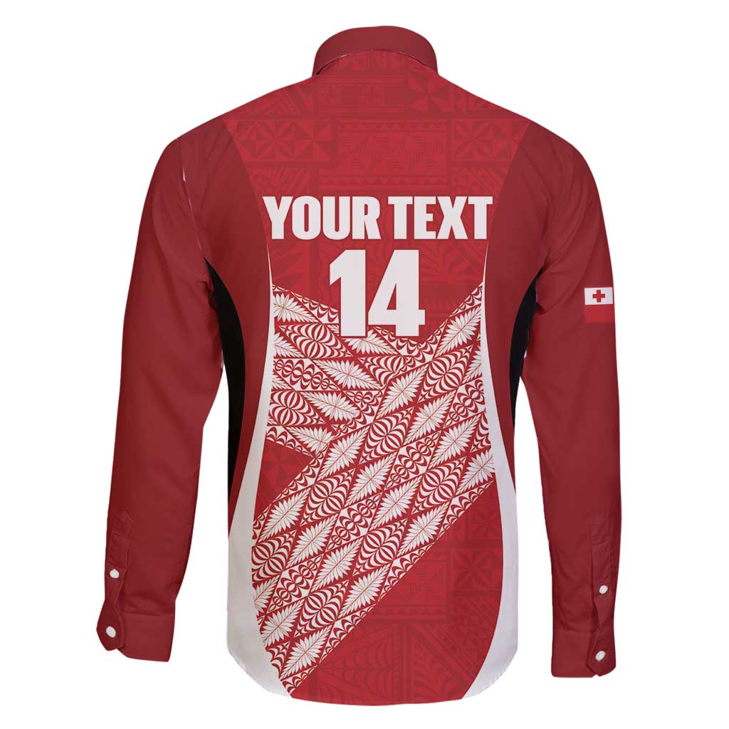 Tonga Rugby Custom Family Matching Summer Maxi Dress and Hawaiian Shirt Go ʻIkale Tahi Go Tongan Tapa Cloth LT14 - Polynesian Pride