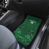 Custom Aotearoa Rugby Car Mats New Zealand Maori Kete Poutama Pattern LT14 - Polynesian Pride