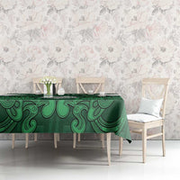 Custom Aotearoa Rugby Tablecloth New Zealand Maori Kete Poutama Pattern LT14 - Polynesian Pride