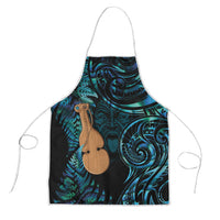 Kotiate New Zealand Apron Maori Weapon Paua Shell Haka Fern LT14 Turquoise - Polynesian Pride