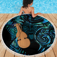 Kotiate New Zealand Beach Blanket Maori Weapon Paua Shell Haka Fern LT14 - Polynesian Pride