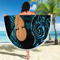 Kotiate New Zealand Beach Blanket Maori Weapon Paua Shell Haka Fern LT14 - Polynesian Pride