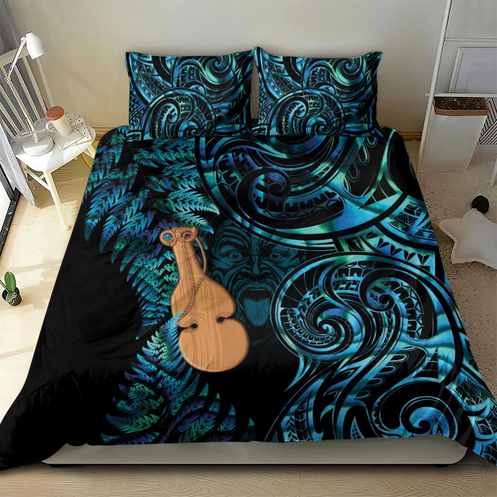 Kotiate New Zealand Bedding Set Maori Weapon Paua Shell Haka Fern LT14 - Polynesian Pride