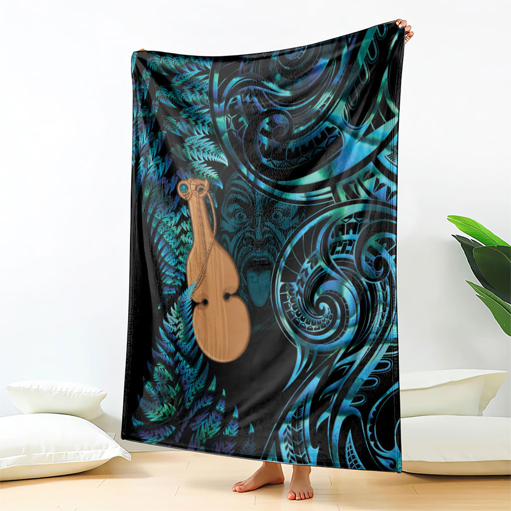 Kotiate New Zealand Blanket Maori Weapon Paua Shell Haka Fern LT14 - Polynesian Pride