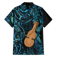 Kotiate New Zealand Family Matching Off Shoulder Short Dress and Hawaiian Shirt Maori Weapon Paua Shell Haka Fern LT14 - Polynesian Pride