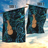 Kotiate New Zealand Garden Flag Maori Weapon Paua Shell Haka Fern LT14 - Polynesian Pride