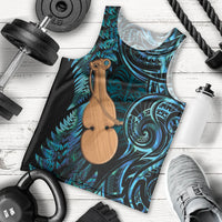 Kotiate New Zealand Men Tank Top Maori Weapon Paua Shell Haka Fern LT14 - Polynesian Pride