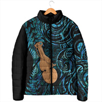 Kotiate New Zealand Padded Jacket Maori Weapon Paua Shell Haka Fern LT14 - Polynesian Pride