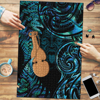 Kotiate New Zealand Puzzle Maori Weapon Paua Shell Haka Fern LT14 Turquoise - Polynesian Pride