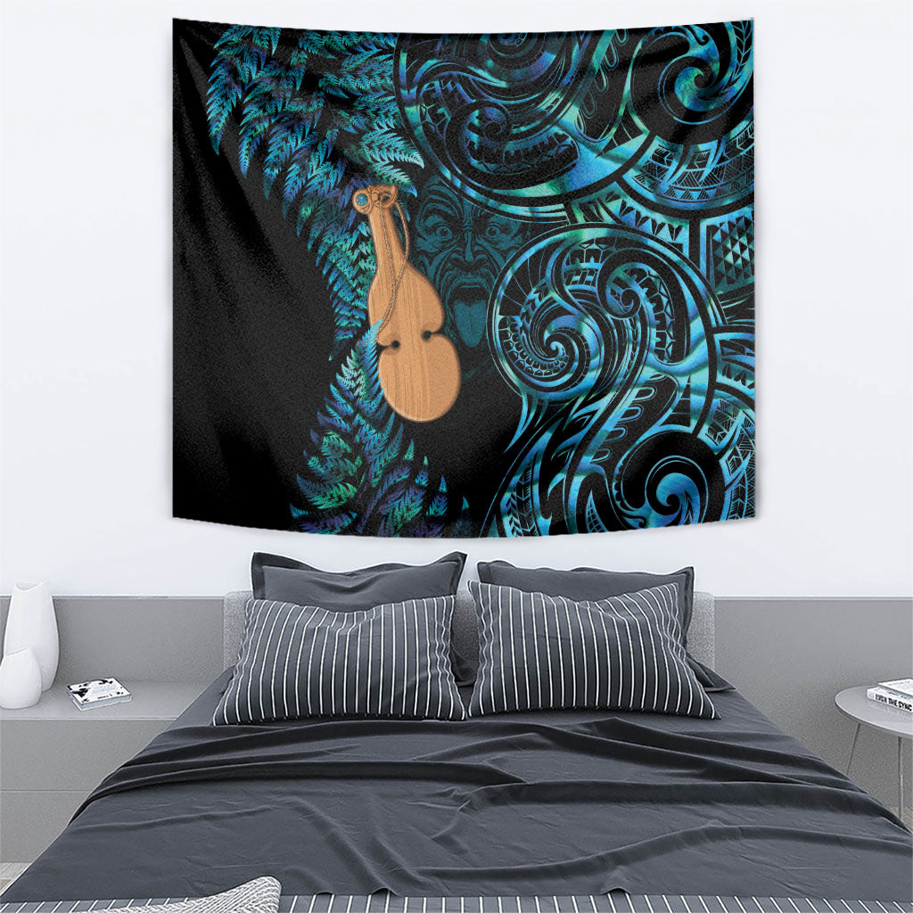 Kotiate New Zealand Tapestry Maori Weapon Paua Shell Haka Fern LT14 - Polynesian Pride