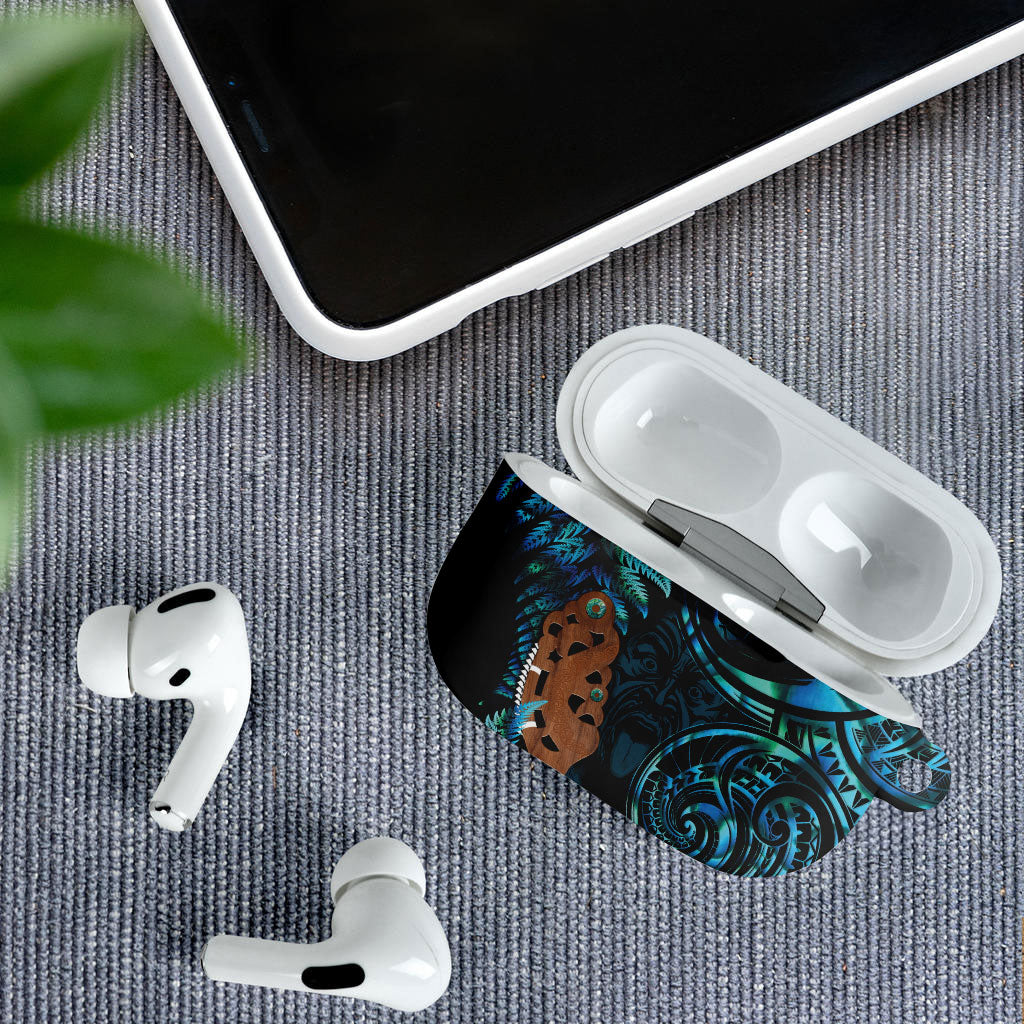 Maripi New Zealand AirPods Case Maori Weapon Paua Shell Haka Fern