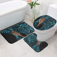 Maripi New Zealand Bathroom Set Maori Weapon Paua Shell Haka Fern LT14 - Polynesian Pride