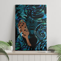 Maripi New Zealand Canvas Wall Art Maori Weapon Paua Shell Haka Fern