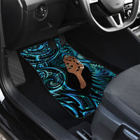 Maripi New Zealand Car Mats Maori Weapon Paua Shell Haka Fern