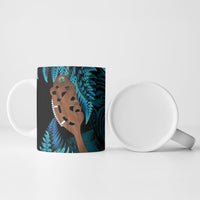 Maripi New Zealand Ceramic Mug Maori Weapon Paua Shell Haka Fern LT14 - Polynesian Pride