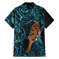 Maripi New Zealand Family Matching Puletasi and Hawaiian Shirt Maori Weapon Paua Shell Haka Fern LT14 - Polynesian Pride