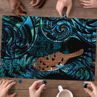 Maripi New Zealand Puzzle Maori Weapon Paua Shell Haka Fern LT14 - Polynesian Pride
