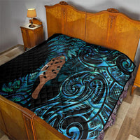 Maripi New Zealand Quilt Maori Weapon Paua Shell Haka Fern LT14 - Polynesian Pride