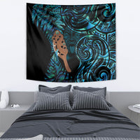 Maripi New Zealand Tapestry Maori Weapon Paua Shell Haka Fern LT14 - Polynesian Pride