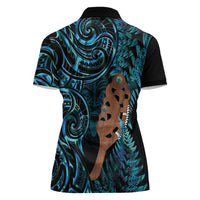 Maripi New Zealand Women Polo Shirt Maori Weapon Paua Shell Haka Fern LT14 - Polynesian Pride