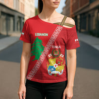 Tonga And Lebanon Cross Shoulder Shirt 2026 Together Half Style