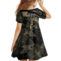 Personalised Hawaii Nene Goose Family Matching Mermaid Dress and Hawaiian Shirt Hawaiian Map Hibiscus Polynesian Art - Beige LT14 - Polynesian Pride