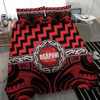 Aotearoa Ngapuhi Bedding Set Maori Iwi Poutama Puhoro Tattoo LT14 - Polynesian Pride