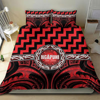 Aotearoa Ngapuhi Bedding Set Maori Iwi Poutama Puhoro Tattoo LT14 - Polynesian Pride