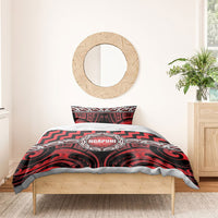 Aotearoa Ngapuhi Bedding Set Maori Iwi Poutama Puhoro Tattoo LT14 - Polynesian Pride