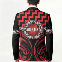 Aotearoa Ngapuhi Personalised Blazer Maori Iwi Poutama Puhoro Tattoo LT14 - Polynesian Pride