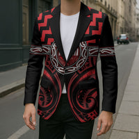 Aotearoa Ngapuhi Personalised Blazer Maori Iwi Poutama Puhoro Tattoo LT14 - Polynesian Pride