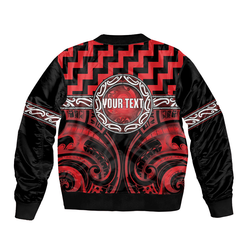 Aotearoa Ngapuhi Personalised Bomber Jacket Maori Iwi Poutama Puhoro Tattoo LT14 - Polynesian Pride