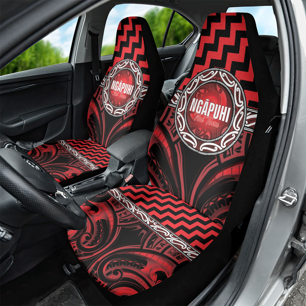 Aotearoa Ngapuhi Car Seat Cover Maori Iwi Poutama Puhoro Tattoo LT14 - Polynesian Pride