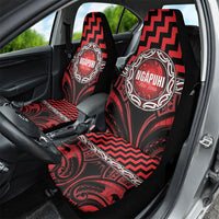 Aotearoa Ngapuhi Car Seat Cover Maori Iwi Poutama Puhoro Tattoo LT14 - Polynesian Pride