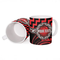 Aotearoa Ngapuhi Personalised Ceramic Mug Maori Iwi Poutama Puhoro Tattoo LT14 - Polynesian Pride