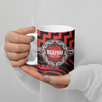 Aotearoa Ngapuhi Personalised Ceramic Mug Maori Iwi Poutama Puhoro Tattoo LT14 - Polynesian Pride