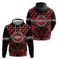 Aotearoa Ngapuhi Personalised Hoodie Maori Iwi Poutama Puhoro Tattoo LT14 - Polynesian Pride