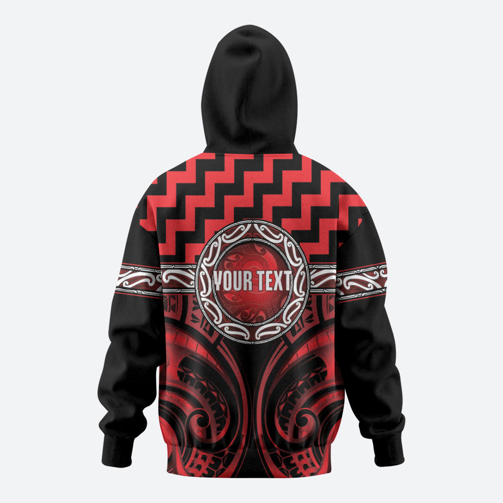 Aotearoa Ngapuhi Personalised Hoodie Maori Iwi Poutama Puhoro Tattoo LT14 - Polynesian Pride
