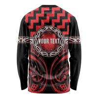 Aotearoa Ngapuhi Personalised Long Sleeve Shirt Maori Iwi Poutama Puhoro Tattoo LT14 - Polynesian Pride